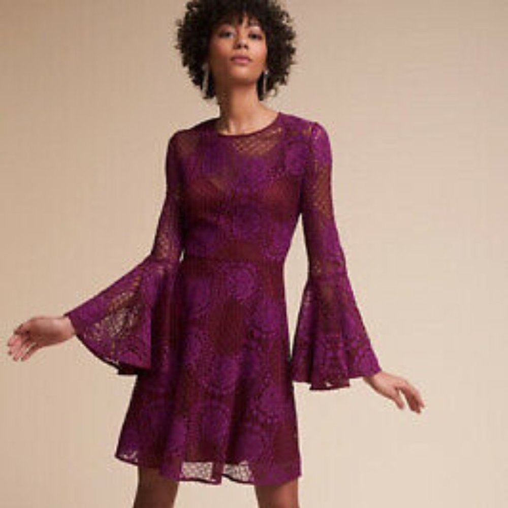 BHLDN Russo Dress By Donna Morgan Sz 16